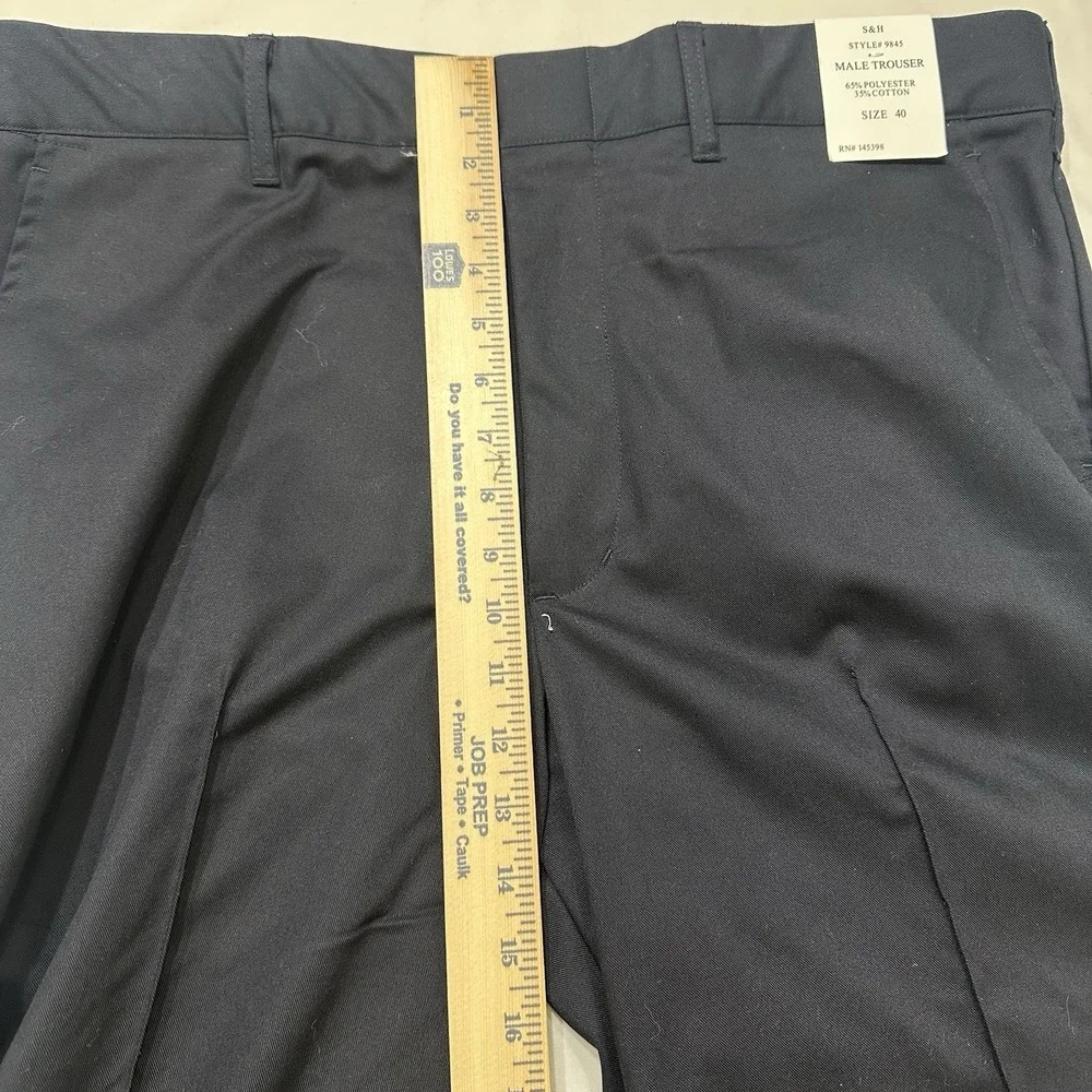 S & H Mens Uniform Work Trousers Style‎ 9845 Poly/Cotton Size 40 New